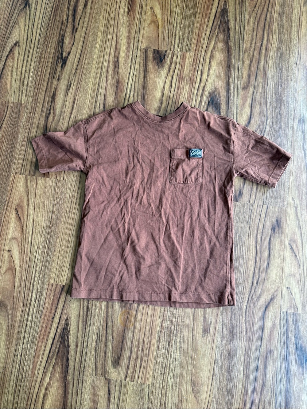 Old Navy Short-Sleeve Pocket Tee in Rust